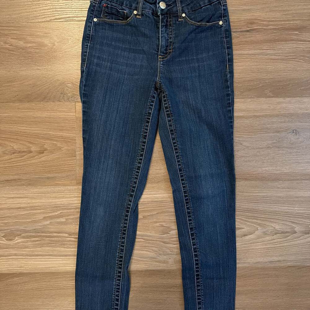 Seven7 Tummyless High Rise Skinny Jeans Dark Wash Women's Size 6